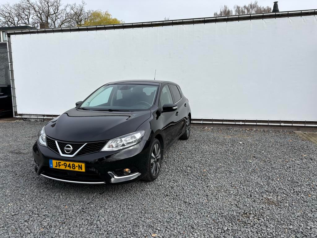 Nissan Pulsar 1.2 Dig-t 85KW 2016 Zwart, Auto's, Nissan, Voorwielaandrijving, USB, Zwart, 4 cilinders