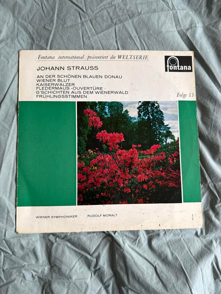 Johann Strauss - Fontana International Die Weltserie, Cd's en Dvd's, Vinyl | Klassiek, Ophalen, Gebruikt, Romantiek, 12 inch