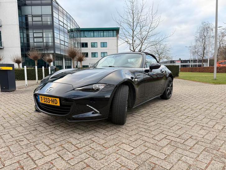 Mazda MX-5 2.0 Skyactiv-g 160pk 6-MT 2015 Zwart metallic, Auto's, Mazda, Particulier, MX-5, ABS, Achteruitrijcamera, Airbags, Airconditioning