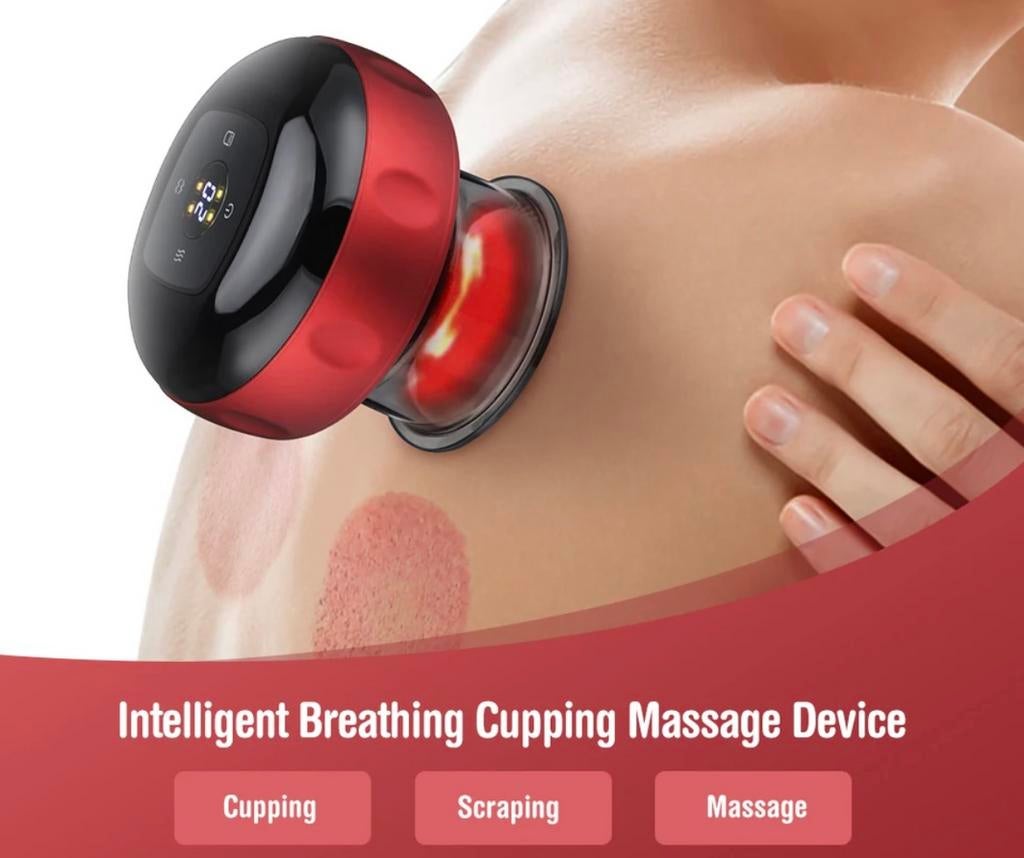 Elektrische cupping massage apparaat 12 standen, Sport en Fitness, Massageproducten, Ophalen of Verzenden, Nieuw, Apparaat