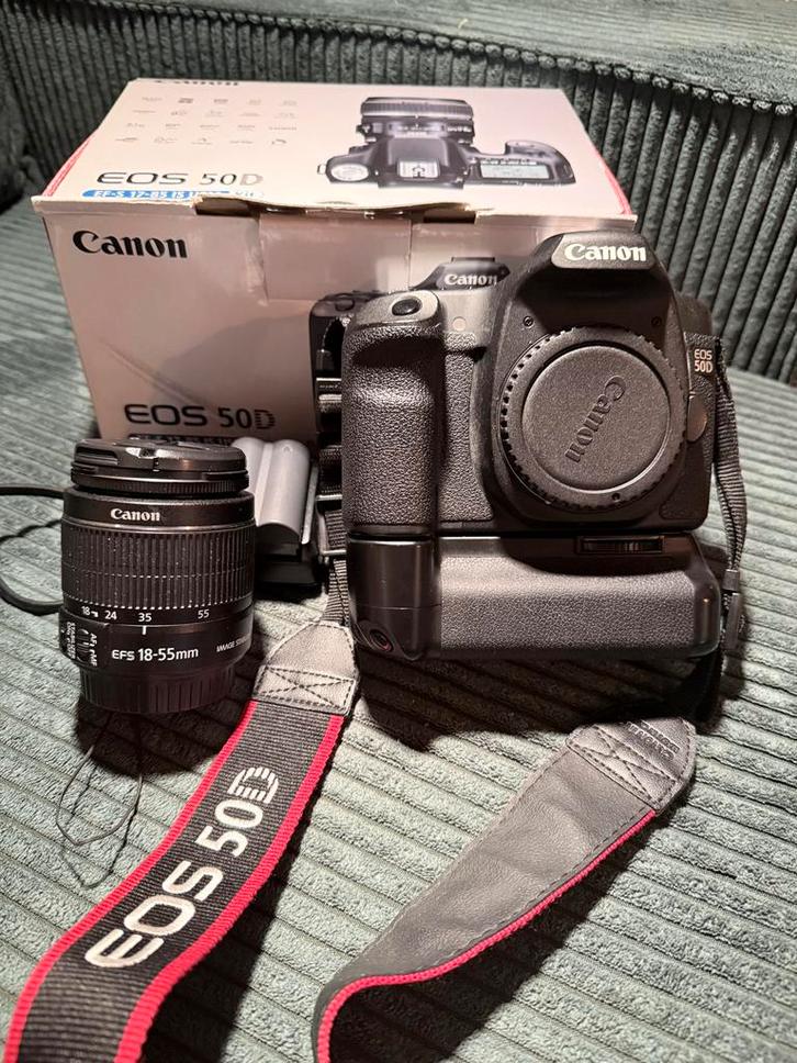 Canon EOS 50D met EFS 18-55mm lens, Audio, Tv en Foto, Fotocamera's Digitaal, Gebruikt, Compact, Canon, Ophalen of Verzenden