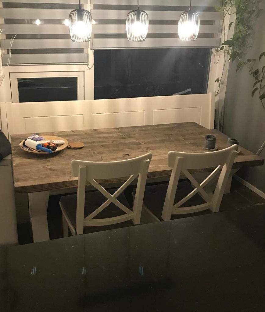 Klepbank 2 mtr, Ophalen, Zo goed als nieuw, 75 tot 100 cm, Minder dan 150 cm