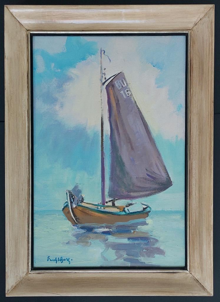 Freek van den Berg 1918 - 2000, Antiek en Kunst, Kunst | Schilderijen | Klassiek, Ophalen of Verzenden