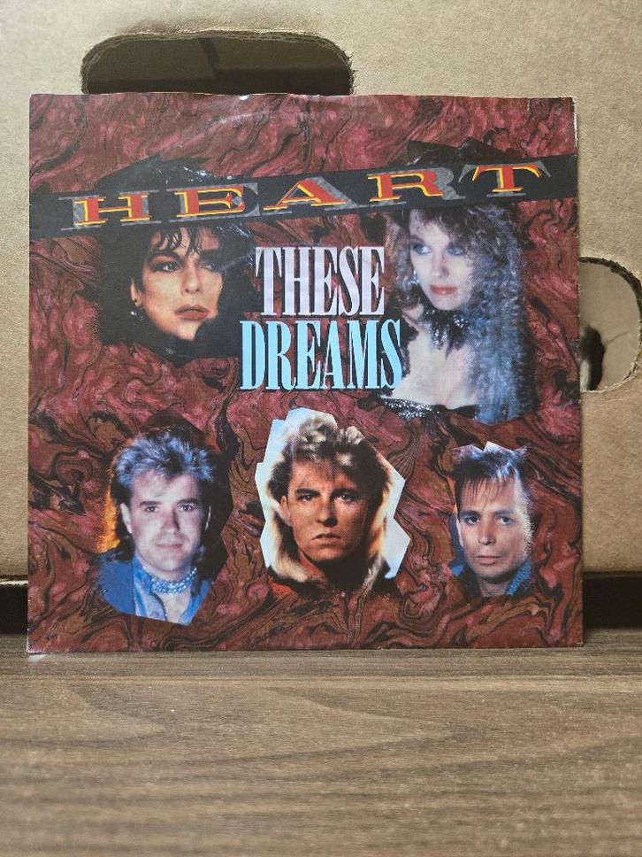 Heart - These dreams, Cd's en Dvd's, Vinyl Singles, Zo goed als nieuw, Single, Pop, 7 inch, Ophalen of Verzenden