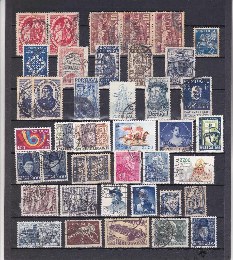 61. Portugal vel div., Ophalen of Verzenden, Portugal, Gestempeld