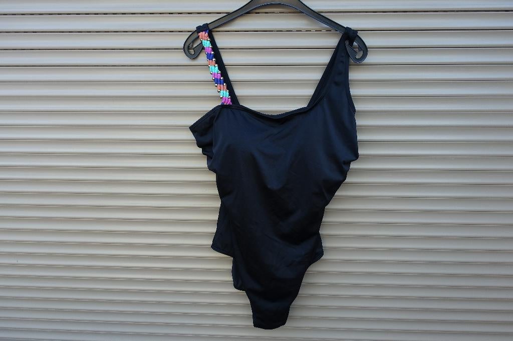 Ulla Popken  badpak.   Maat 56, Zwart, Ophalen of Verzenden, Zo goed als nieuw, Ulla Popken