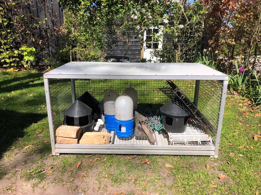 Aluminium duivenren incl duivenbenodigheden, Dieren en Toebehoren, Meerdere dieren, Postduif