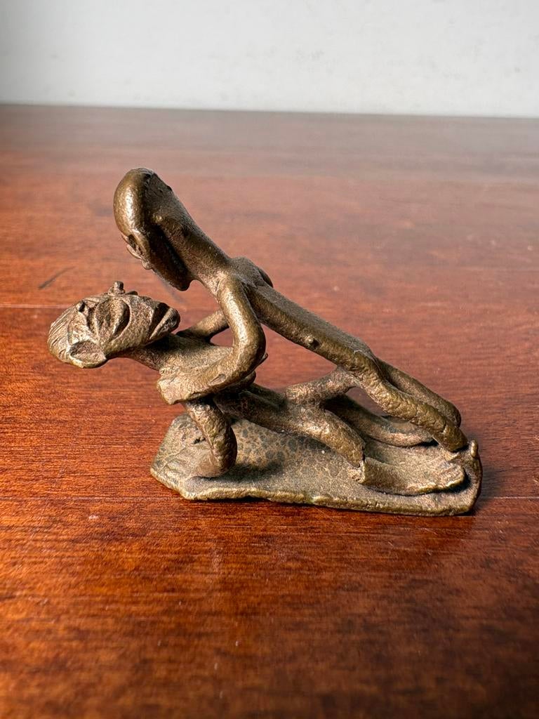 Beeld erotische scene man vrouw naakt, Ophalen of Verzenden, Gebruikt, Mens