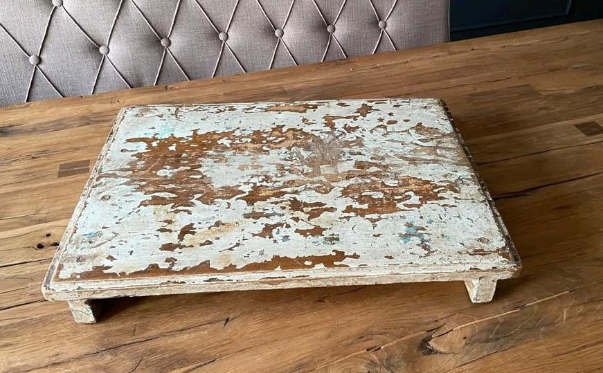 Bajot Houten plateau stoer en sober Landelijk brocante, Ophalen of Verzenden, Zo goed als nieuw, Rechthoekig, Hout