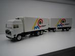 Herpa Volvo F12 glb combi Schenker art transport, Ophalen of Verzenden, Gebruikt, Bus of Vrachtwagen, Herpa