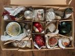 Antieke oude Kerstballen in een doosje, Diversen, Kerst, Ophalen, Gebruikt