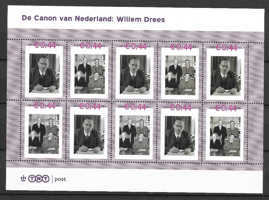 Persoonlijk vel C41 postfris cw 20,00, Postzegels en Munten, Postzegels | Nederland, Ophalen of Verzenden