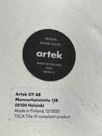 9  Artek Stool kruk 60cm Wit Nieuw, Huis en Inrichting, Krukjes, Niet ingevuld, Niet ingevuld, Nieuw, Ophalen of Verzenden