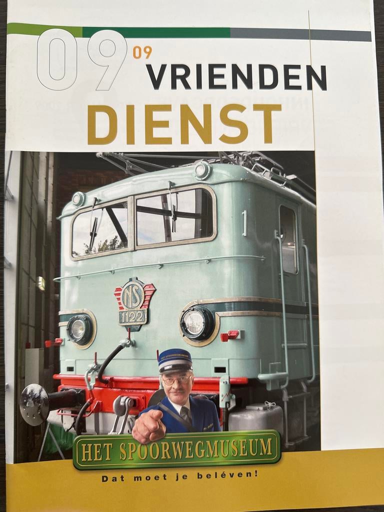 Vriendendienst 09 Het Spoorwegmuseum - Trein, Verzamelen, Ophalen of Verzenden, Gebruikt, Trein, Boek of Tijdschrift