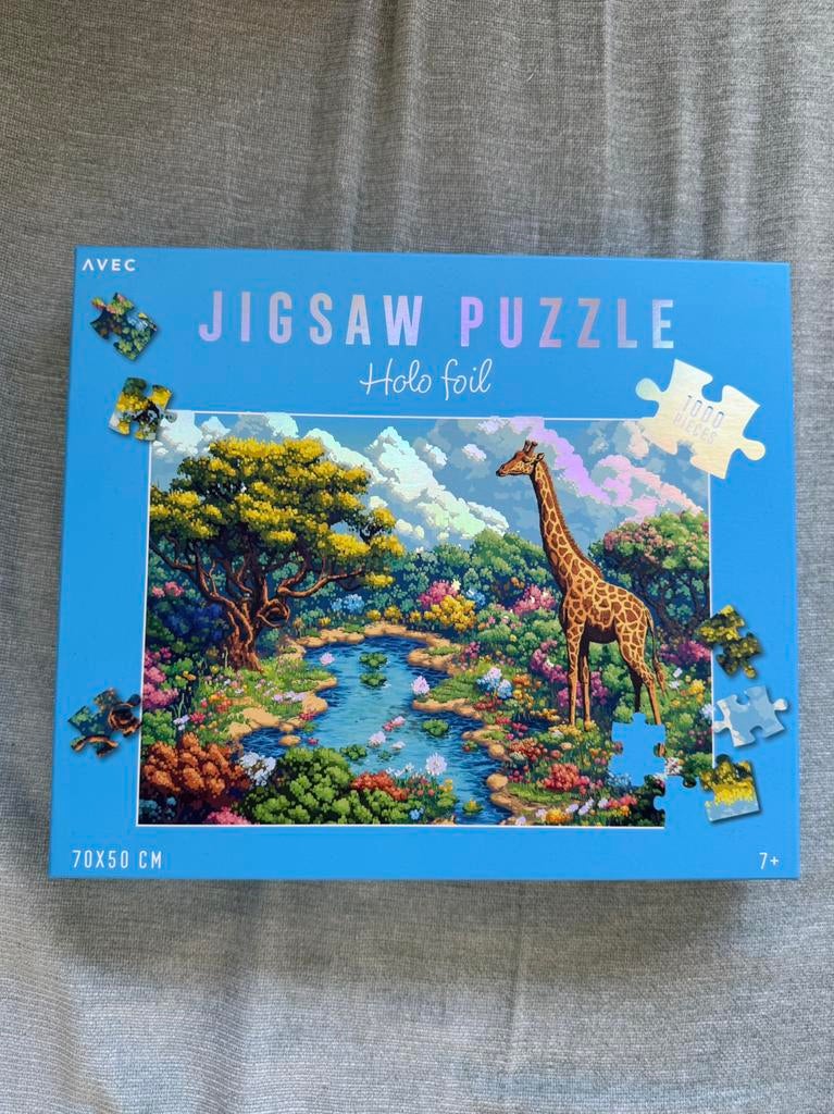 Holografische jigsaw puzzel - 1000 stukjes, Ophalen of Verzenden, 500 t/m 1500 stukjes, Zo goed als nieuw