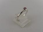 Zilveren damesring met zirkonia                         Z118, 18 tot 19, Gebruikt, ., Ophalen of Verzenden