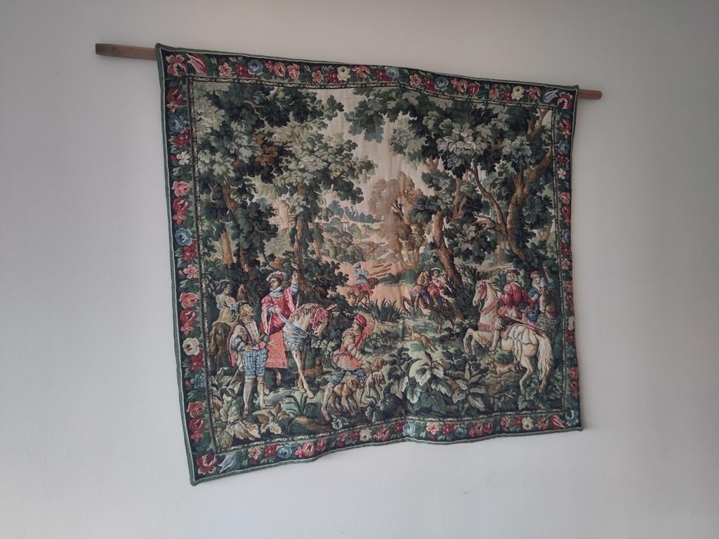 Vintage wandkleed gobelin kleed barok wanddecoratie, Ophalen of Verzenden