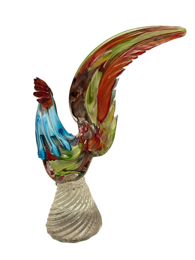 Murano haan - 1960s, Antiek en Kunst, Antiek | Glas en Kristal, Ophalen of Verzenden