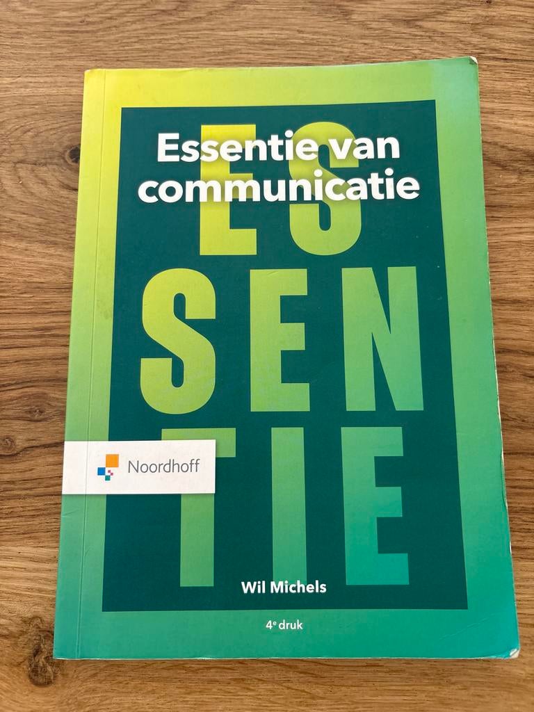 Essentie van communicatie - Wil Michels (4e druk), Ophalen of Verzenden, Gamma, Gelezen, HBO