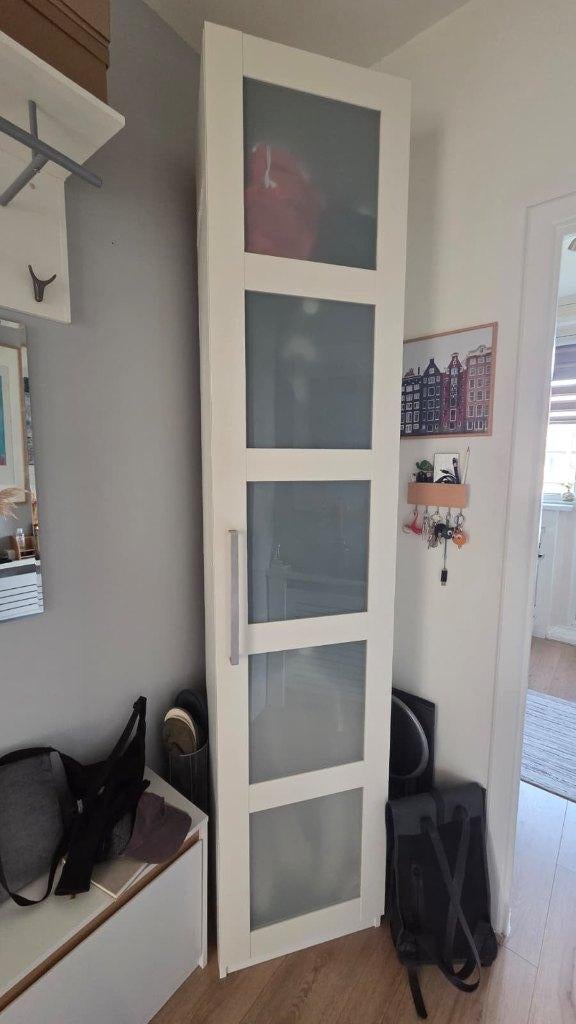 IKEA PAX kledinkast  236x50x35, Ophalen, 200 cm of meer, 50 tot 100 cm, Glas