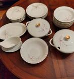 Servies met bloemmotief, Ophalen of Verzenden