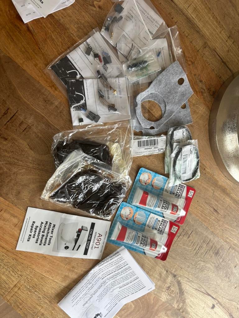 Kenwood Chef A901 onderdelen + reparatieset, 4 liter of meer, Verzenden, Zo goed als nieuw, 3 snelheden of meer