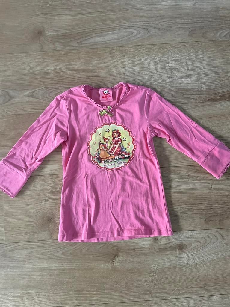 Lief shirt van Mim-Pi maat 122-128!, Kinderen en Baby's, Kinderkleding | Maat 128, Ophalen, Gebruikt, Meisje, Shirt of Longsleeve