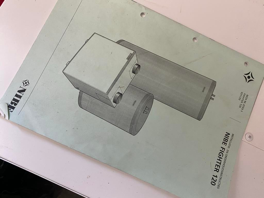 Nibe Fighter 120 ventilatielucht warmtepomp, Gebruikt, Overige typen, Ophalen of Verzenden, 60 tot 150 cm