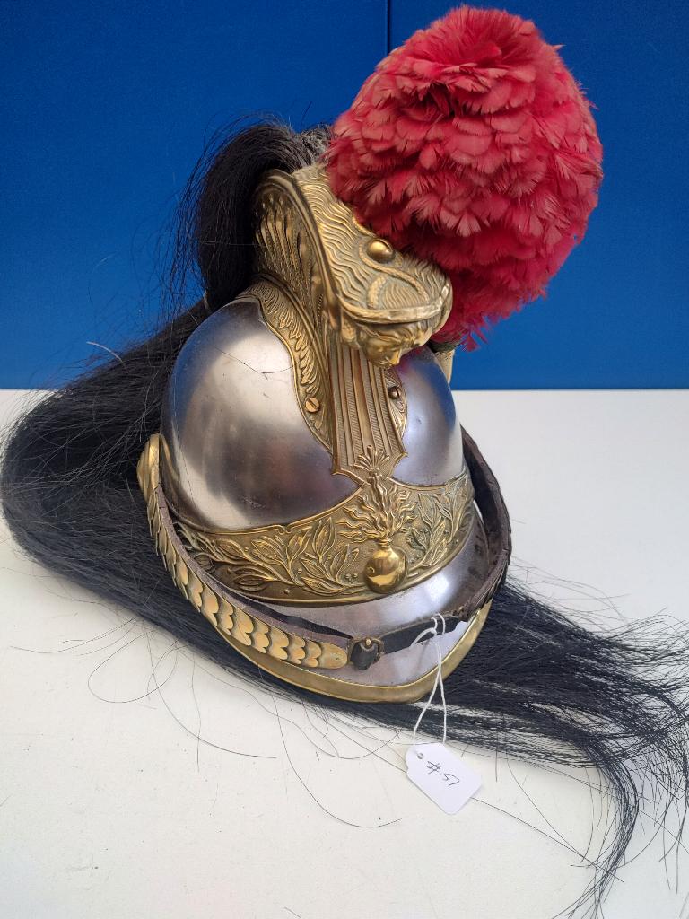 # 51 Franse Dragonder troep helm, Verzamelen, Verzenden, Landmacht, Overige gebieden, Helm of Baret