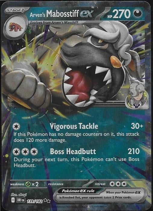 Destined Rivals,  Arven's Mabosstiff [ex] 139/182, Verzenden, Nieuw, Losse kaart