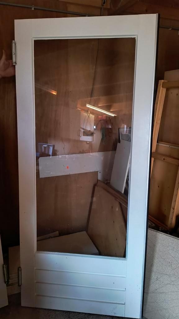 Houten Tussendeuren met Glas - Klapdeuren, Doe-het-zelf en Verbouw, Deuren en Horren, Ophalen