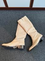 Beige slangen leren laarzen van Panara maat 36 nieuwstaat, Hoge laarzen, Beige, Ophalen of Verzenden, Zo goed als nieuw