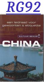 Rg92 Reisgids de cultuur bewust china gids ( 2007 ), Europa, Ophalen of Verzenden, Reisgids of -boek, Gelezen