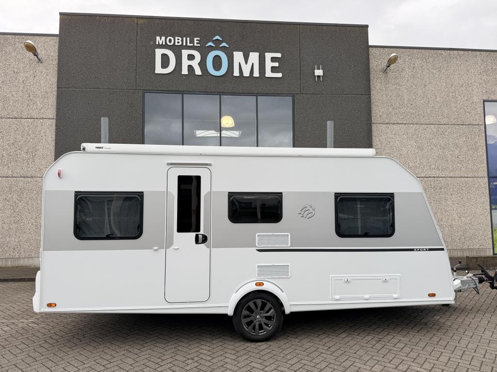 Knaus Sport 500 EU Enkele bedden, Caravans en Kamperen, Rondzit, Bedrijf, 5 tot 6 meter, Knaus