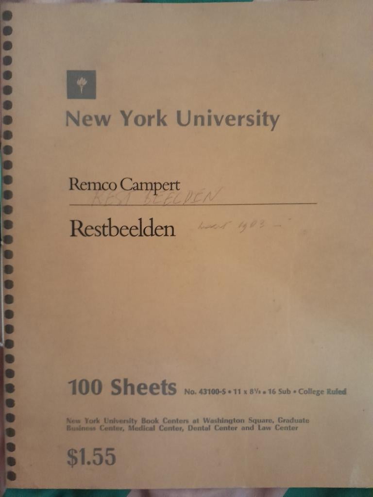 Remco Campert - Restbeelden - Gesigneerd exemplaar, Boeken, Romans, Gelezen, Nederland, Ophalen of Verzenden