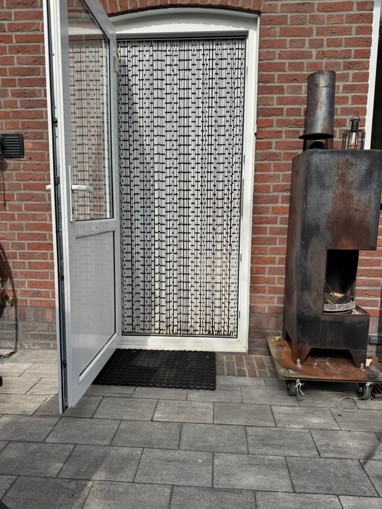 Kwaliteit Vliegengordijn | Fris Wit | Vaste prijs  €20, Ophalen of Verzenden, Zo goed als nieuw, Wit, 200 cm of meer