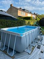 Intex Prism Frame 400x200x122 (met trap, zonder pomp), Tuin en Terras, 200 tot 300 cm, Zo goed als nieuw, Rechthoekig, Ophalen