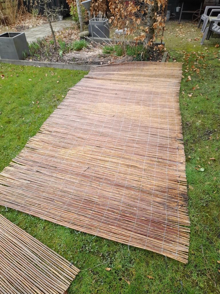 wilgenteenmat, Tuin en Terras, Schuttingen, Ophalen, Minder dan 3 meter, Hout, 1 tot 2 meter
