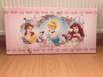 Disney Prinsessen Canvas Schilderij, Ophalen of Verzenden, Zo goed als nieuw, Schilderij, 75 tot 100 cm