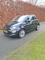 Fiat 500 Twinair Turbo 80pk 2016 Zwart airco, Voorwielaandrijving, Stof, Origineel Nederlands, Handgeschakeld