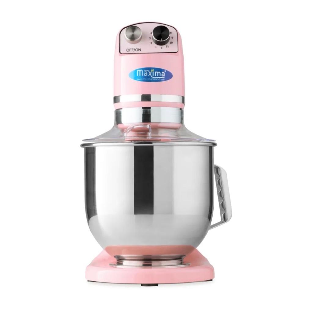 Maxima planeetmenger 7 liter roze mixer, Ophalen, 4 liter of meer, Gebruikt, 3 snelheden of meer