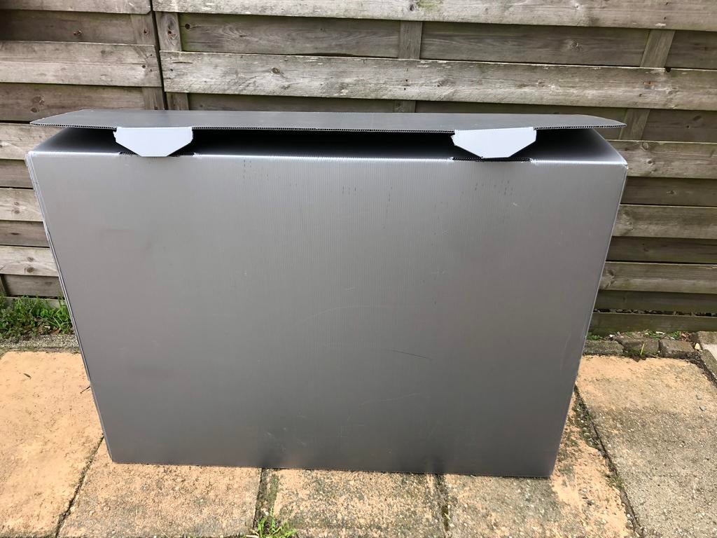 Grote plastic verhuisdoos bewaardoos storage box, Ophalen of Verzenden, Zo goed als nieuw