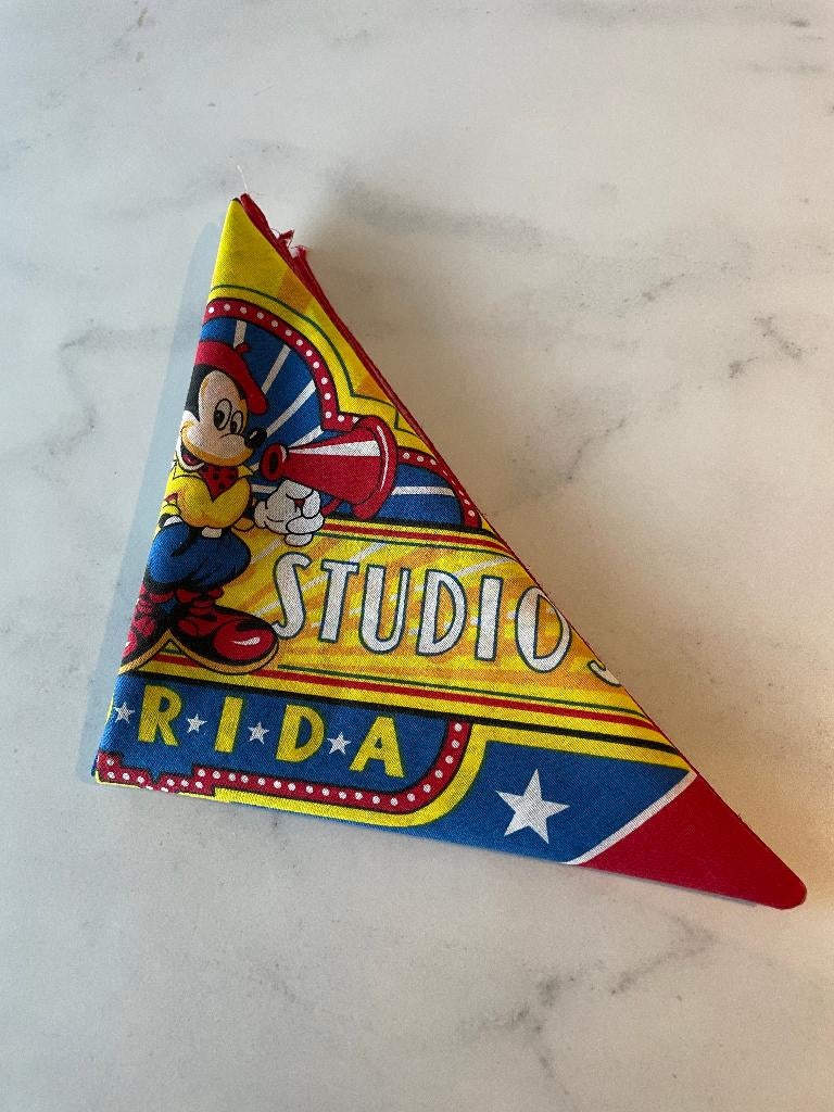 "Disney Studios Florida" Sjaal 1989, Ophalen of Verzenden, Mickey Mouse, Gebruikt, Kleding of Textiel