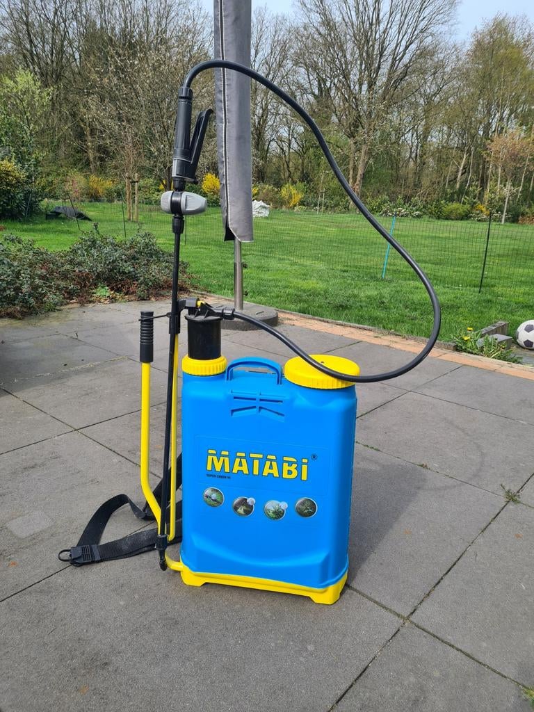 Matabi rugspuit, Ophalen, Onkruidbestrijding