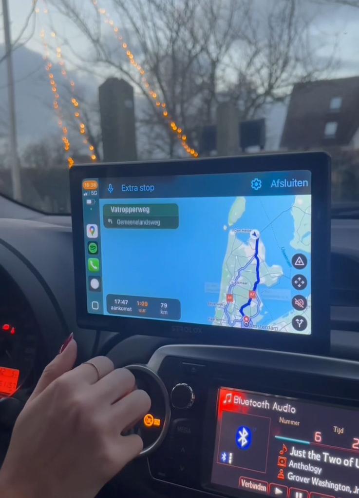 Strolox Carplay scherm navigatie eenvoudig aan te sluiten, Auto diversen, Autonavigatie, Ophalen of Verzenden, Nieuw