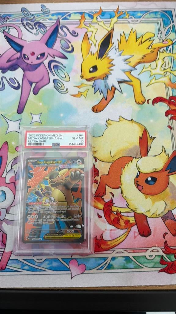 Mega kangaskhan psa 10 meg 164, Hobby en Vrije tijd, Verzamelkaartspellen | Pokémon, Ophalen of Verzenden, Nieuw, Losse kaart