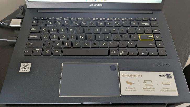 ASUS Vivobook X413FA-EB247T ( Battery Dead ), Computers en Software, Windows Laptops, Zo goed als nieuw, 14 inch, SSD, Minder dan 2 Ghz