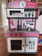 Leuke roze houten speelkeuken 'Princess Kitchen', Ophalen, Gebruikt, Hout, Speelkeuken