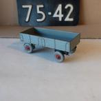 Aanhanger Meccano grijs 10,5 x 4 x 4 cm kar trekkar, Ophalen of Verzenden