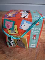 Djeco - Dieren Memo Puzzel  3+, Ophalen of Verzenden, Jongen of Meisje